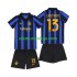 Camisola Inter de Milão Lautaro Martinez 13 Criança Equipamento Primeiro 2026-2027 Manga Curta